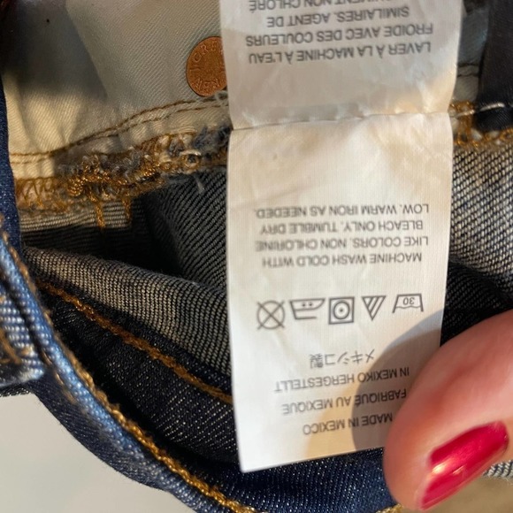 J. Crew Lookout High Rise Skinny Jeans Size 24 J-5 - Picture 7 of 7